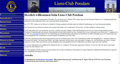 Desktop Screenshot of lionsclub-potsdam.de